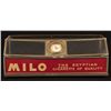 Image 1 : Milo Egyptian Cigarettes Glass Display with Clock