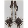 Image 1 : Pair of Mexican Inlayed Drop Shank Spurs