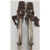 Image 6 : Pair of Mexican Inlayed Drop Shank Spurs