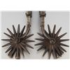 Image 7 : Pair of Mexican Inlayed Drop Shank Spurs