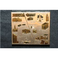 Vintage Chicago Makeup Compact