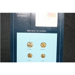 Republic of Guinea Coin Set and Stamp