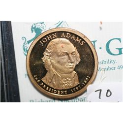 2007-S John Adams $1 Presidential Coin