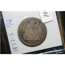 1877-S Seated Liberty Quarter