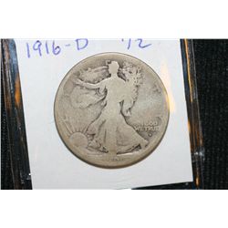 1916-D Walking Liberty Half Dollar