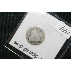 1887 Seated Dime