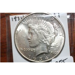 1934-D Peace $1