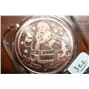 Image 1 : One Oz Copper Christmas Coin, Santa Claus