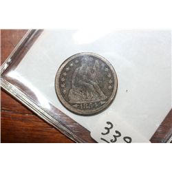 1853 Seated Liberty Dime