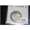Image 1 : 1914 Canadian Half Dollar