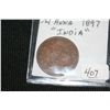 Image 1 : 1897 One Quarter Anna "India"