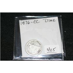 1876-CC Silver Seated Liberty Dime