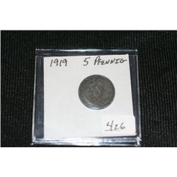 1919 German 5 Pfenning