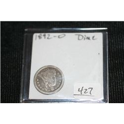 1892-O Silver Seated Liberty Dime