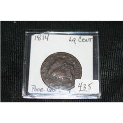 1814 Large Bust Liberty Cent