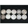 Image 1 : Lot of 10, Silver Peace and Morgan Dollars various dates & conditions