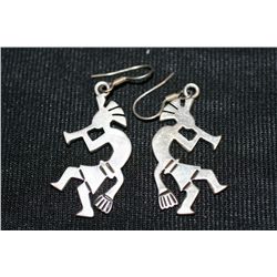 Sterling Silver Earrings Kokopelli
