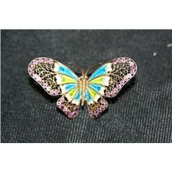 Plinque Ajour Butterfly Brooch