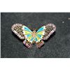 Image 1 : Plinque Ajour Butterfly Brooch