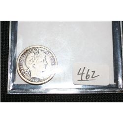 1901-D Silver Barber Dime