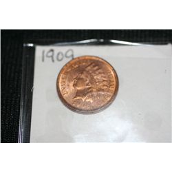 1909 Indian Head Penny MS64 Red