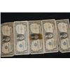 Image 1 : Lot of 5, Silver Certificate Federal Reserve Dollar
