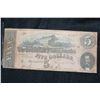 Image 1 : 1864 Confederate State of America 5 Dollar Note #41961