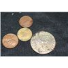 Image 1 : Lot of 4, US Coins and Tokens various dates & conditions