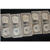 Image 1 : Lot of 5, Silver Certificate Federal Reserve Dollar