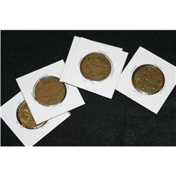 Lot of 5, NCOOM Fort Hood Texas Tokens