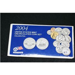 2004 US Mint Philadelphia UNC Coin Set