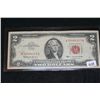 Image 1 : 1963 Two Dollar Federal Reserve Note, Red Seal #A00464313A