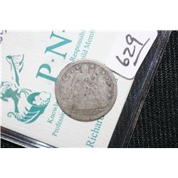 1854 Seated Liberty Half Dime with Arrows