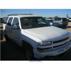 2001 - CHEVROLET TAHOE