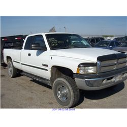 ***FORFEIT*** 1999 - DODGE RAM 2500