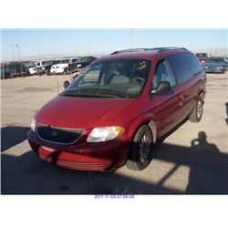 FORFEIT - 2003 - CHRYSLER TOWN AND COUNTRY