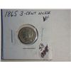 Image 1 : 1865 3 CENT NICKLE