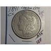 Image 1 : 1891-CC MORGAN DOLLAR