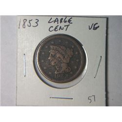 1853 LARGE CENT