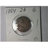 Image 1 : 1864 2 CENT PIECE