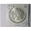 Image 1 : 1922 P PEACE DOLLAR