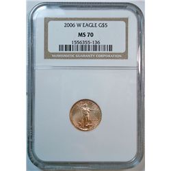 2006W 1/10th Gold Eagle