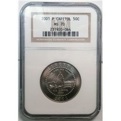 2001P Capitol half $ PCGS price guide = $550