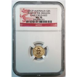 2012 Australia Year of Dragon early release  NGC70