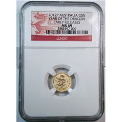 2012 Australia Year of Dragon early release  NGC69