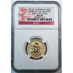 2012 Australia Year of Dragon early release  NGC69