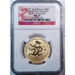 2012 Australia Year of Dragon early release  NGC70