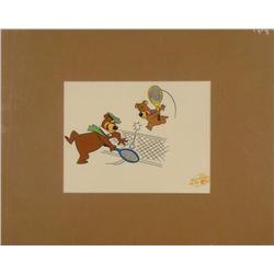 Yogi Bear & Boo Boo Ltd Animation Serigraph Cel Tennis