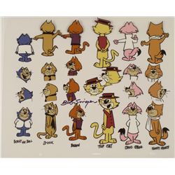 Top Cat 24 Image Signed Orig Model Cel Animation Art