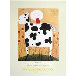 Mackenzie Thorpe 'ROY ROGERS' Lithograph